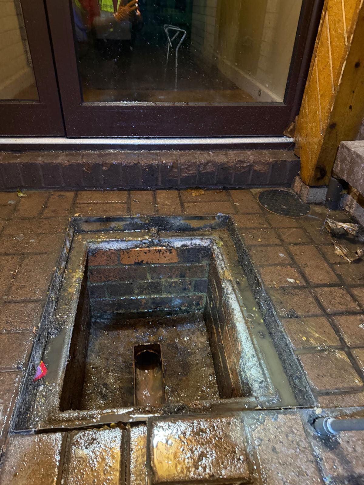 After: Blocked Manhole