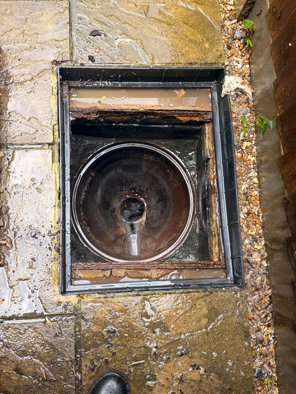 After: Blockage on Manhole been cleared