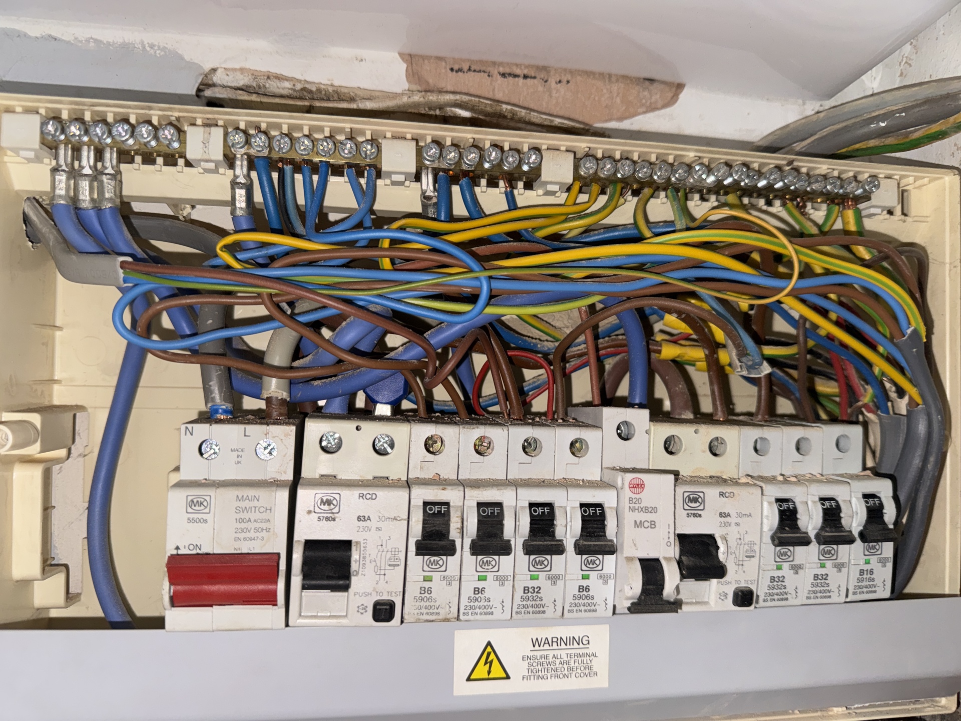 Before: Consumer unit replacement